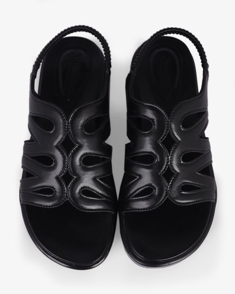 Sandal Xuồng Hạnh Dung Quai Khoét Hậu Thun HD1140AV