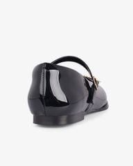 Giày Búp Bê Hạnh Dung Khóa Vuông Xoàn HD1141AV