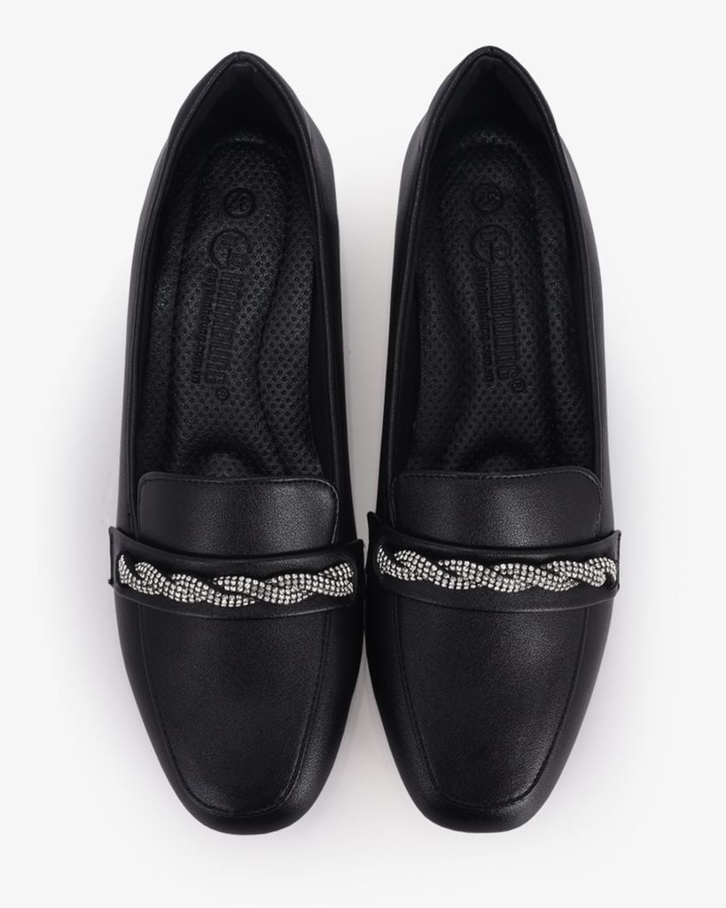 Giày Cao Gót Hạnh Dung Bít Mũi Xoàn HD1145AV