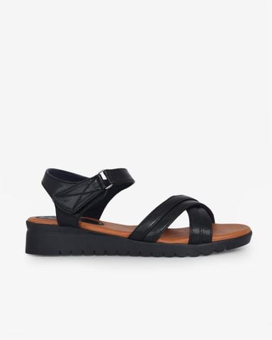 Sandal Đế Xuồng Hạnh Dung Quai Chéo Viền Chỉ HD1148AV