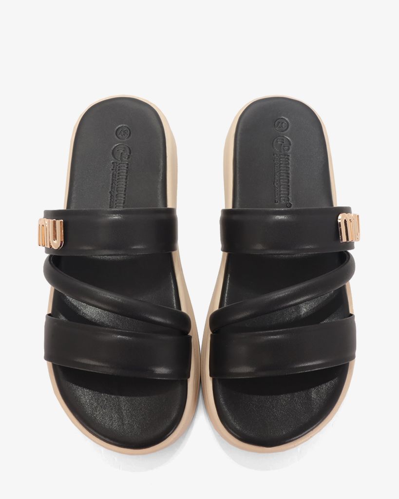 Dép Đế Xuồng Hạnh Dung Quai Bản Khóa Chữ HD1157AV