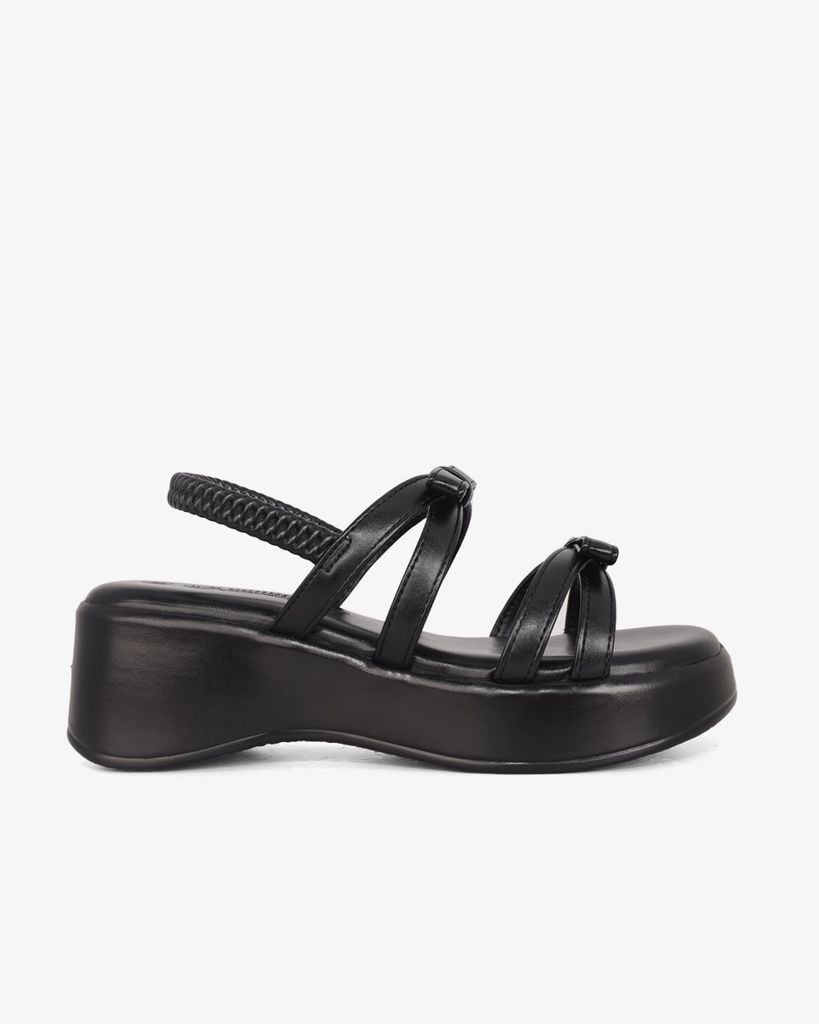Sandal Đế Xuồng Hạnh Dung Quai Nơ Hậu Thun HD1159AV