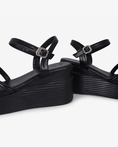 Sandal Đế Xuồng Hạnh Dung Quai Mảnh Chéo Rút HD1160AV