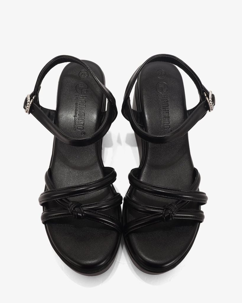 Sandal Đế Xuồng Hạnh Dung Quai Mảnh Chéo Rút HD1160AV