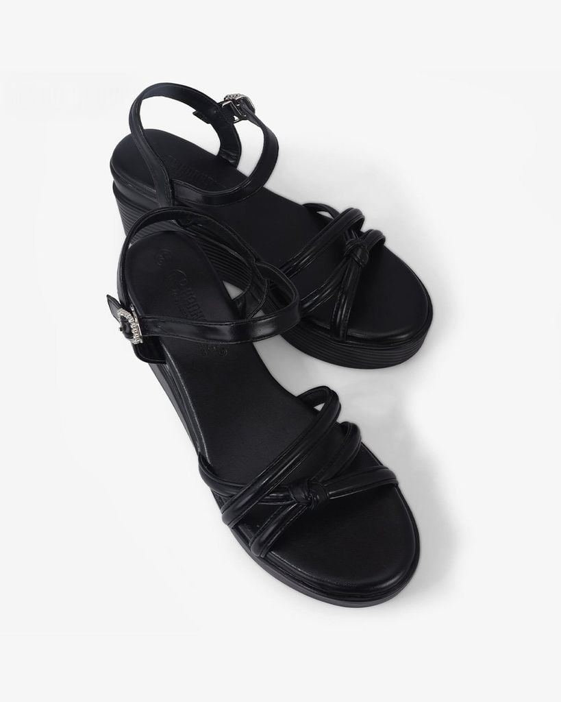 Sandal Đế Xuồng Hạnh Dung Quai Mảnh Chéo Rút HD1160AV