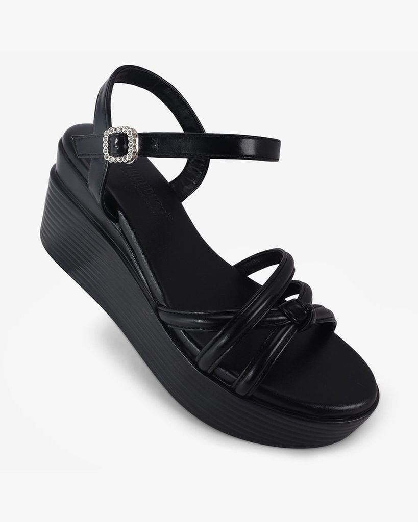 Sandal Đế Xuồng Hạnh Dung Quai Mảnh Chéo Rút HD1160AV