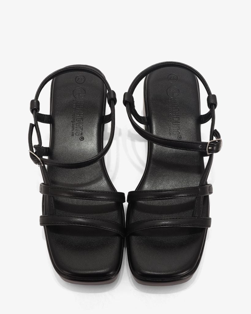 Sandal Cao Gót Hạnh Dung Quai Mảnh Nối Chân Hậu HD1162AV