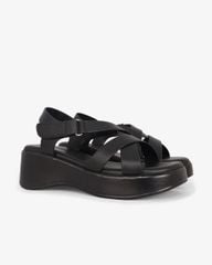 Sandal Đế Xuồng Hạnh Dung Quai Chéo Hậu Dán HD1163AV