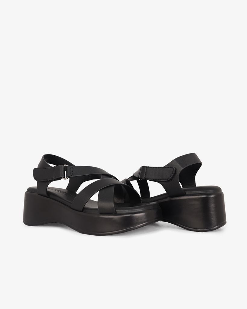 Sandal Đế Xuồng Hạnh Dung Quai Chéo Hậu Dán HD1163AV