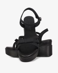 Sandal Đế Xuồng Hạnh Dung Quai Nơ Họa Tiết Vân HD1166AV