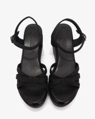 Sandal Đế Xuồng Hạnh Dung Quai Nơ Họa Tiết Vân HD1166AV