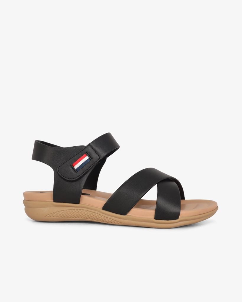 Sandal Đế Xuồng Hạnh Dung Quai Chéo Hậu Dán HD1168AV