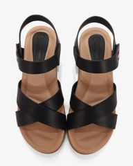 Sandal Đế Xuồng Hạnh Dung Quai Chéo Hậu Dán HD1168AV