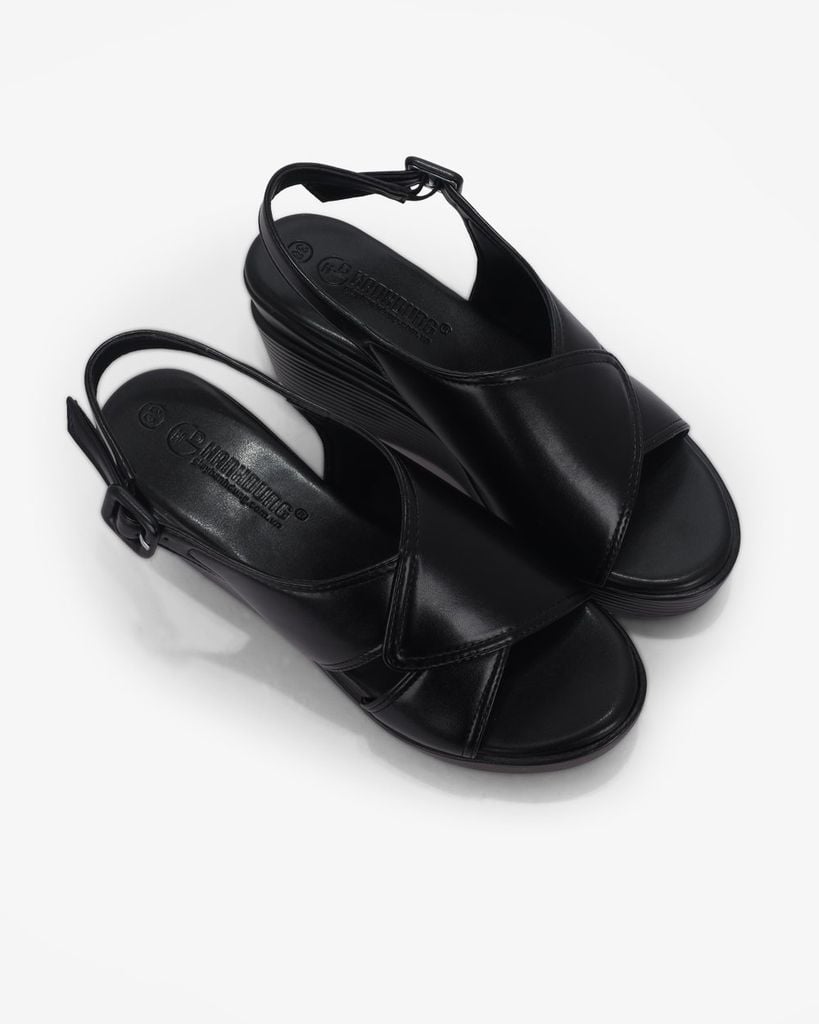 Sandal Đế Xuồng Hạnh Dung Quai Đắp Hở Ngón HD1175AV