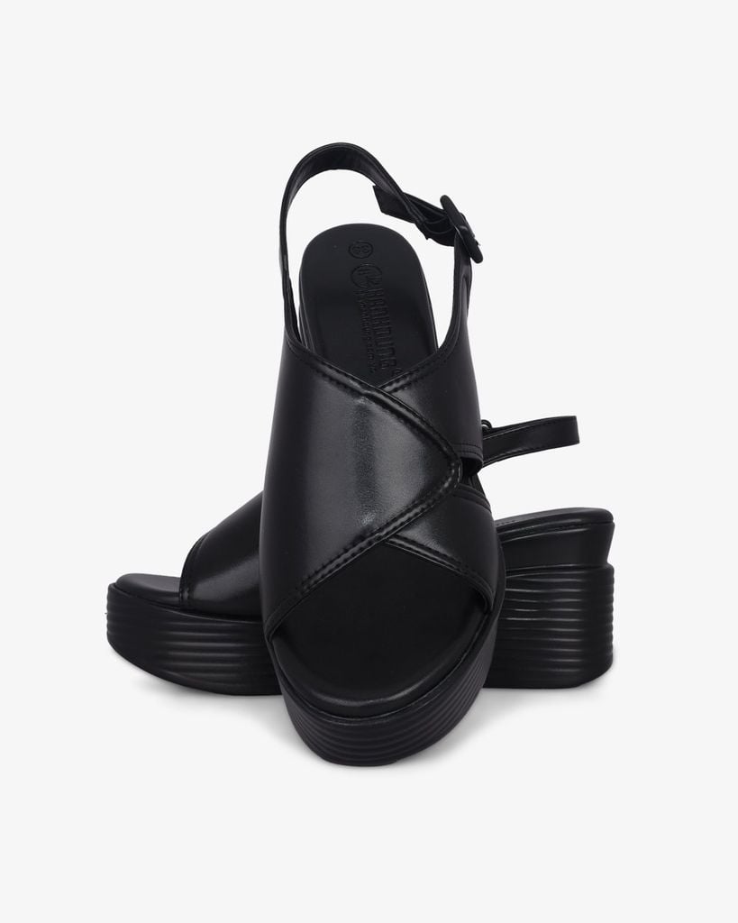Sandal Đế Xuồng Hạnh Dung Quai Đắp Hở Ngón HD1175AV