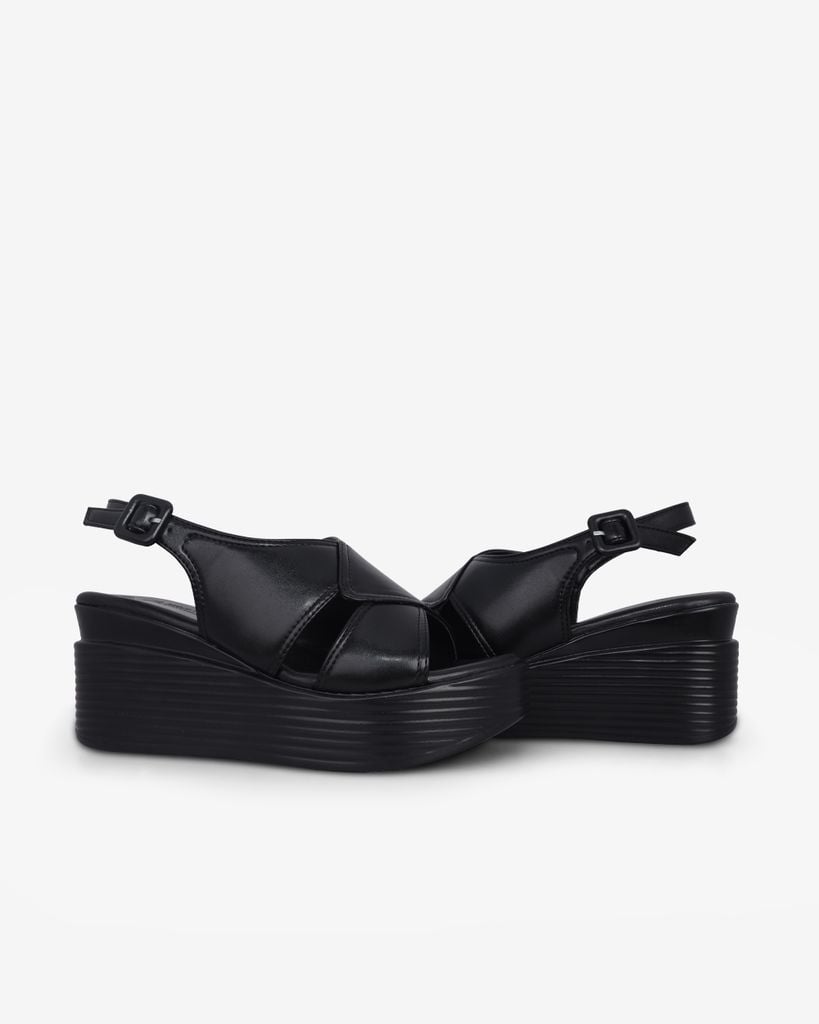 Sandal Đế Xuồng Hạnh Dung Quai Đắp Hở Ngón HD1175AV