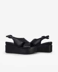 Sandal Đế Xuồng Hạnh Dung Quai Đắp Hở Ngón HD1175AV