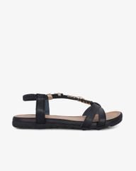 Sandal Xẹp Hạnh Dung Quai Chữ T Phối Đá Sang Trọng HD1177AV