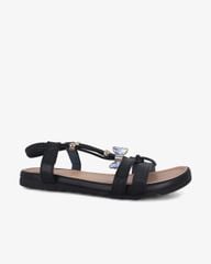 Sandal Xẹp Hạnh Dung Quai Chữ T Đính Bướm Pha Lê HD1178AV