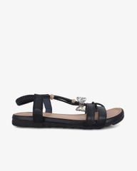 Sandal Xẹp Hạnh Dung Quai Chữ T Đính Bướm Pha Lê HD1178AV