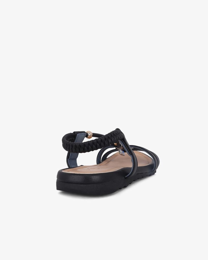 Sandal Xẹp Hạnh Dung Quai Chữ T Đính Bướm Pha Lê HD1178AV