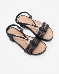 Sandal Xẹp Hạnh Dung Quai Chữ T Đính Bướm Pha Lê HD1178AV