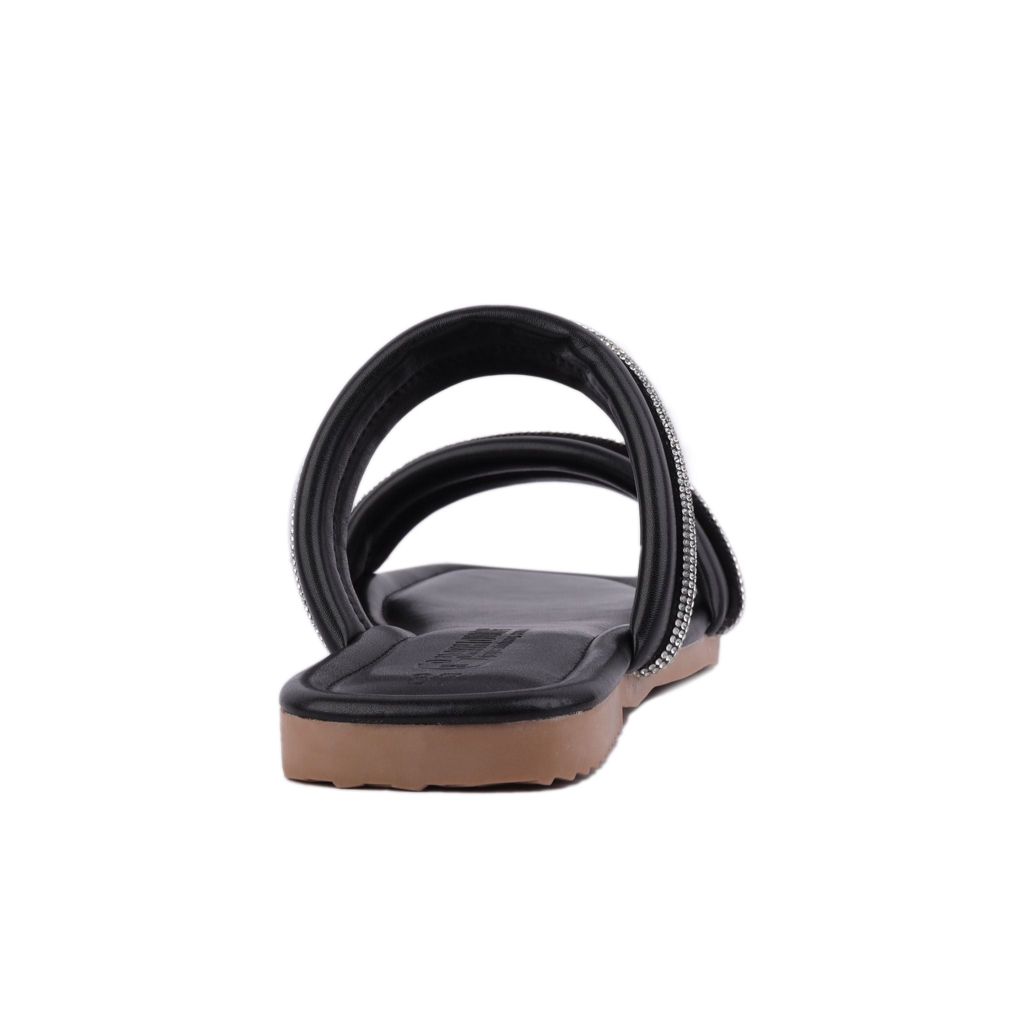 Dép Xẹp Hạnh Dung Hai Dây Ngang HD12231AM