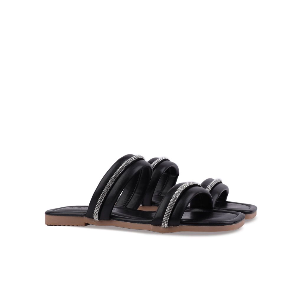 Dép Xẹp Hạnh Dung Hai Dây Ngang HD12231AM