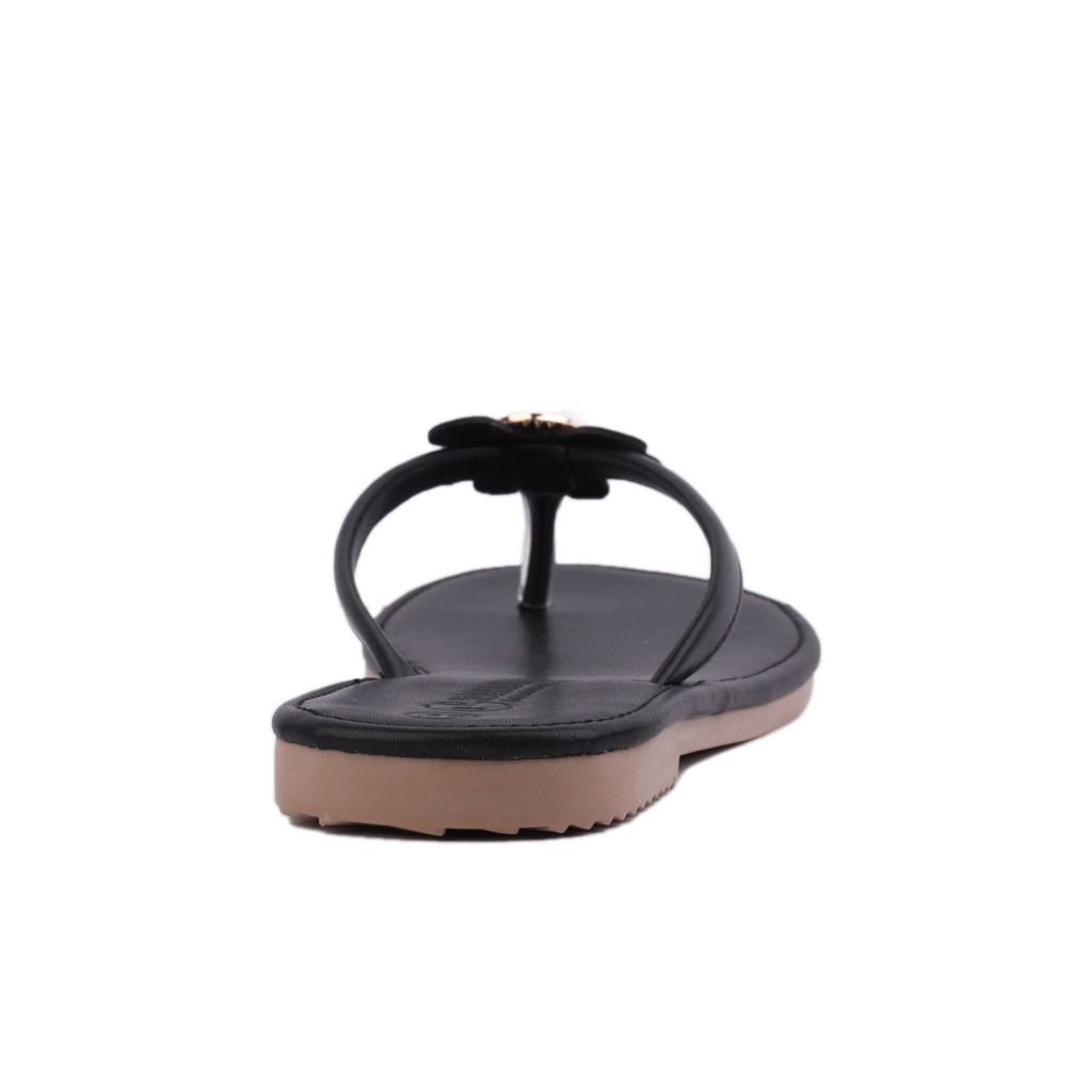 Dép Xẹp Hạnh Dung Kẹp Đính Bông HD12239AM