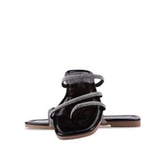 Dép Xẹp Hạnh Dung Dây Kim Sa Xỏ Ngón HD12245AM