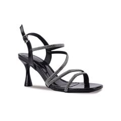 Sandal Cao Gót Hạnh Dung  Dây Kim Sa Gót Nhỏ HD12247AM