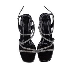 Sandal Cao Gót Hạnh Dung  Dây Kim Sa Gót Nhỏ HD12247AM