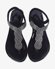 Sandal Xẹp Hạnh Dung Kẹp Xoàn Xoắn HD12251AM