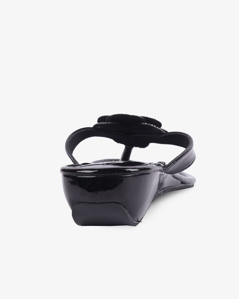 Dép Xẹp Hạnh Dung Kẹp Bông Xoàn HD12254AM
