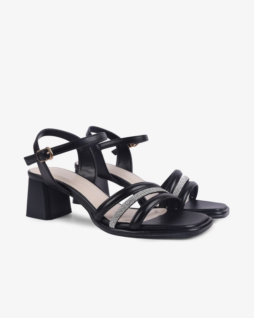 Sandal Cao Gót Hạnh Dung Quai Dây Sang Trọng HD12257AM