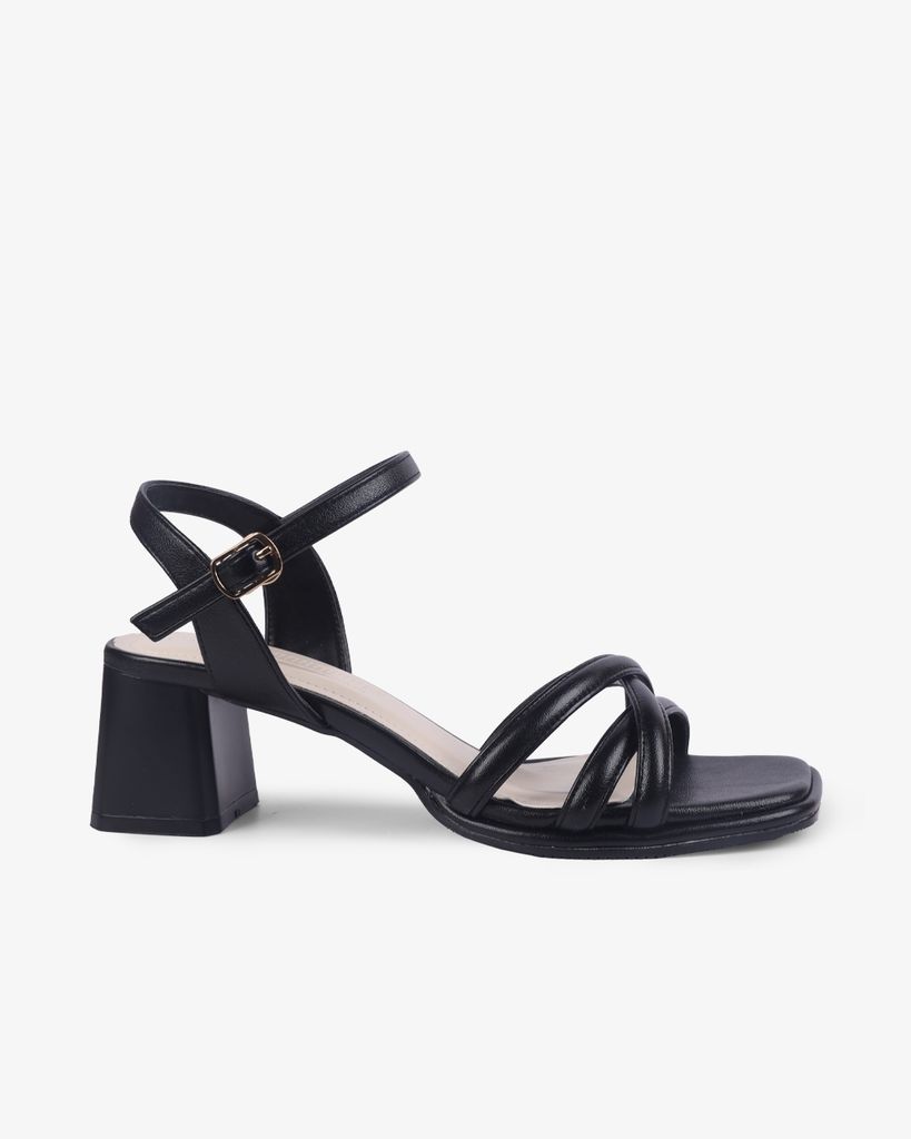 Sandal Cao Gót Hạnh Dung Quai Đan Chéo HD12258AM