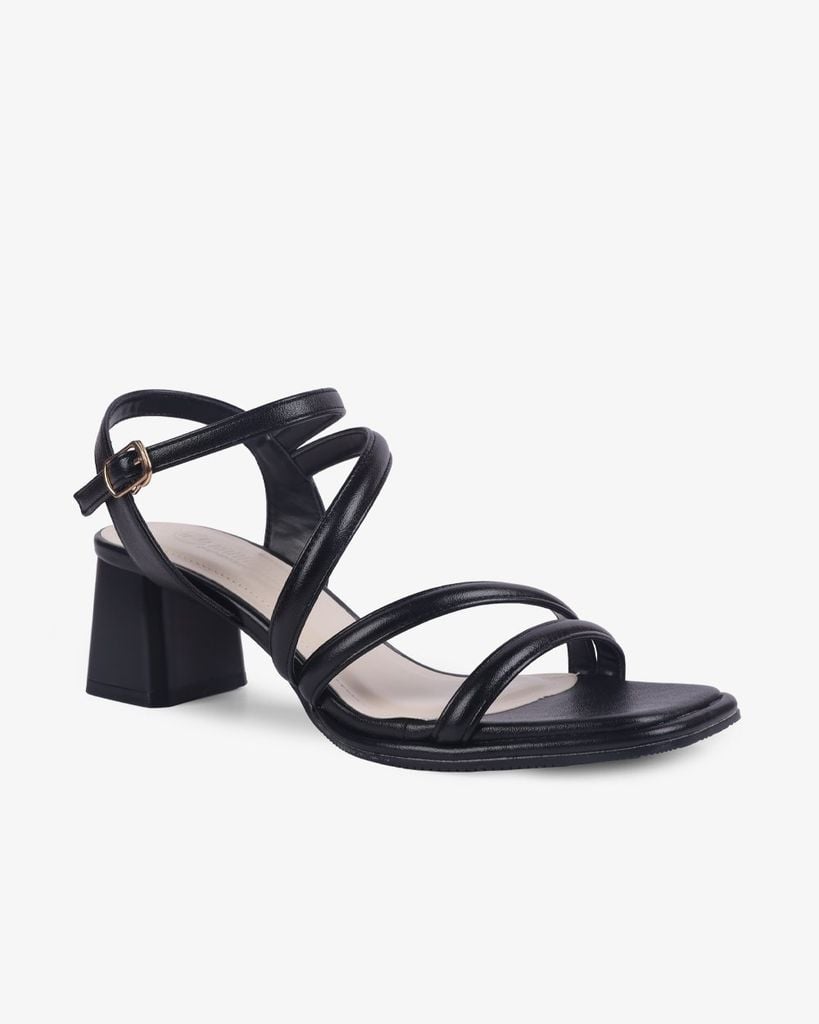 Sandal Cao Gót Hạnh Dung Gót Trụ Quai Dây Thanh Lịch HD12259AM