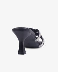 Dép Cao Gót Hạnh Dung Quai Phối Dây Xoàn HD12260AM