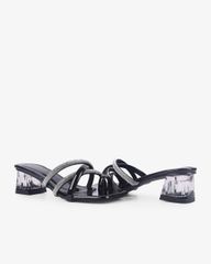 Dép Cao Gót Hạnh Dung Xỏ Ngón Gót Mica HD12264AM