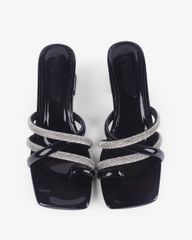 Dép Cao Gót Hạnh Dung Xỏ Ngón Gót Mica HD12264AM