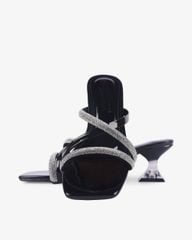 Dép Cao Gót Hạnh Dung Quai Mảnh Gót Cách Điệu HD12265AM
