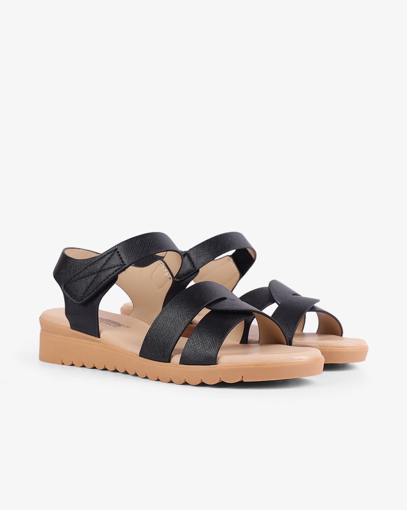 Sandal Xẹp Hạnh Dung Quai Đan Chéo HD12271AM
