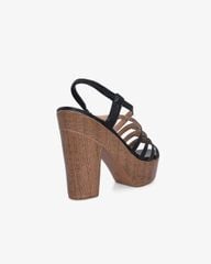 Sandal Cao Gót Hạnh Dung Quai Nhiều Dây Chéo HD12278AM