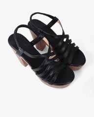 Sandal Cao Gót Hạnh Dung Quai Nhiều Dây Chéo HD12278AM