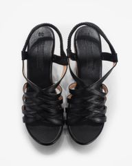 Sandal Cao Gót Hạnh Dung Quai Nhiều Dây Chéo HD12278AM