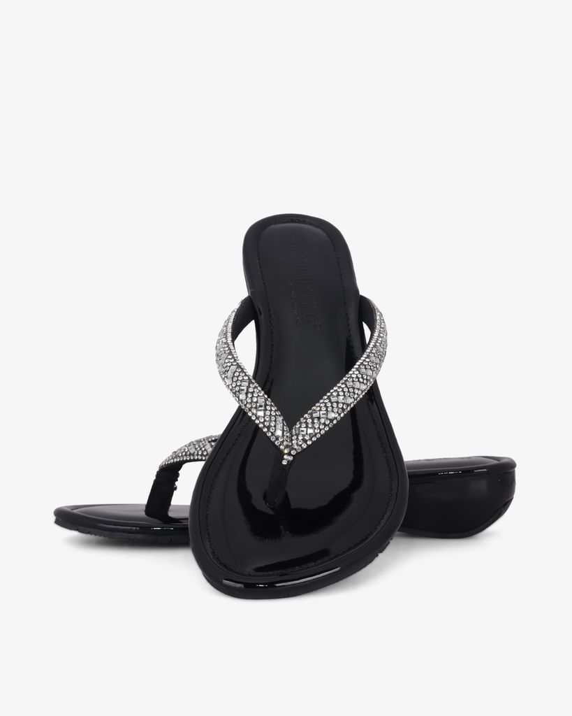 Dép Đế Xuồng Hạnh Dung Kẹp Xỏ Ngón Dây Xoàn HD12280AM