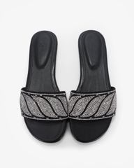 Dép Xẹp Hạnh Dung Quai Ngang Xoàn HD12281AM