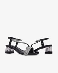 Sandal Cao Gót Hạnh Dung Đính Đá Nhiều Quai Chéo HD12282AM