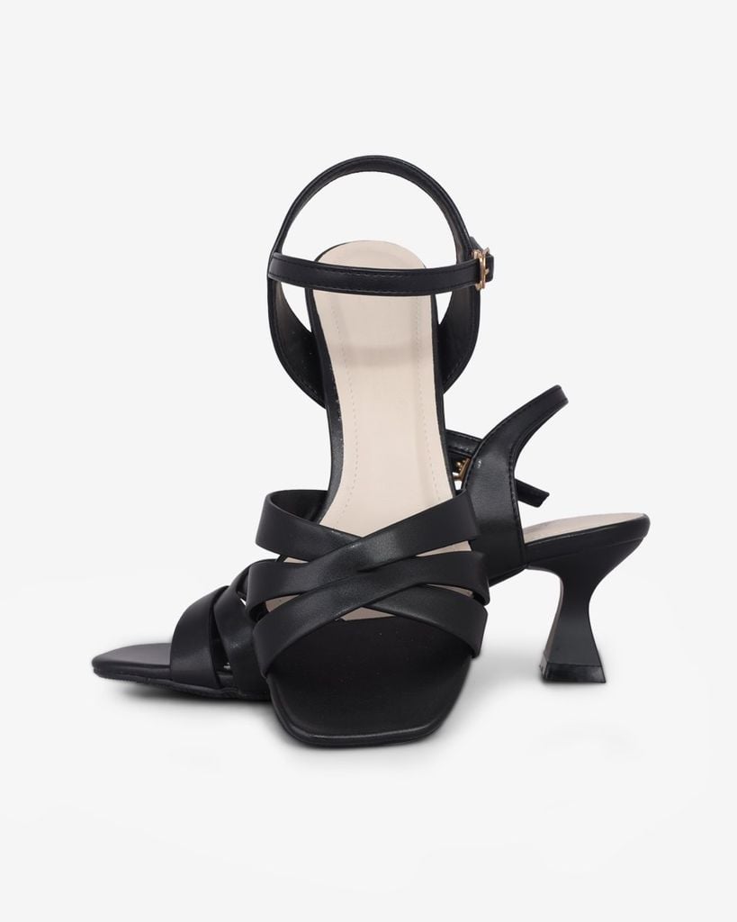 Sandal Cao Gót Hạnh Dung Ba Dây Chéo HD12286AM
