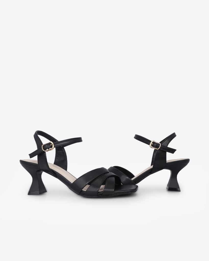 Sandal Cao Gót Hạnh Dung Ba Dây Chéo HD12286AM